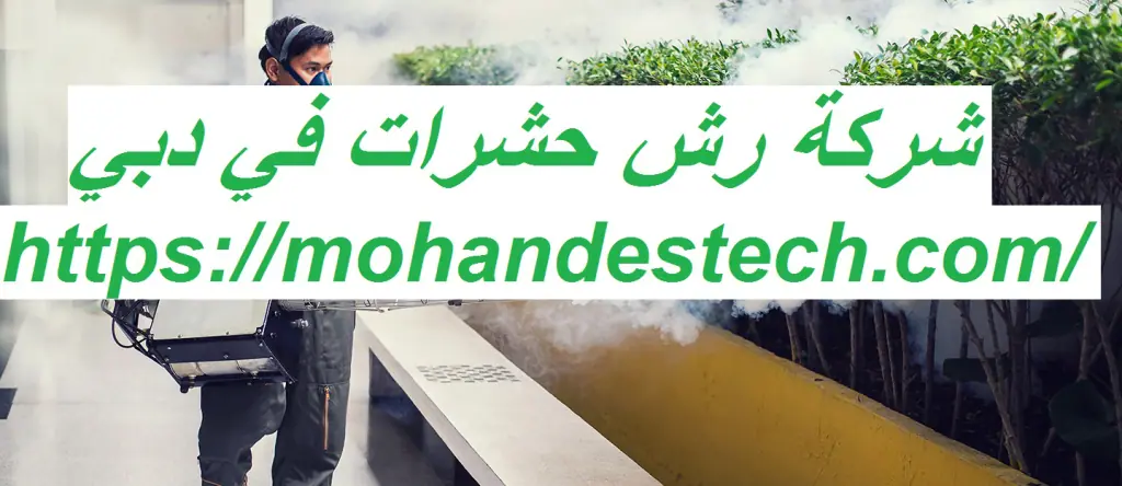 شركة رش حشرات في دبي