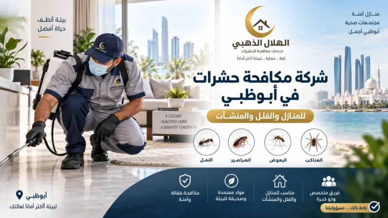 شركة مكافحة حشرات في أبوظبي